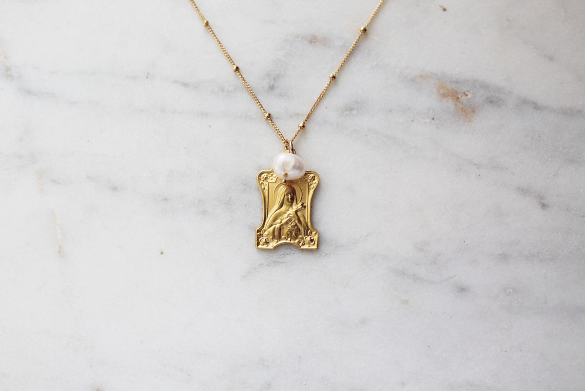 Saint Therese Necklace The Little Catholic