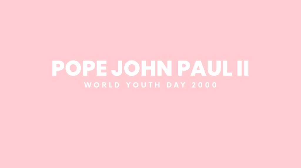 St. Pope John Paul II Address on World Youth Day