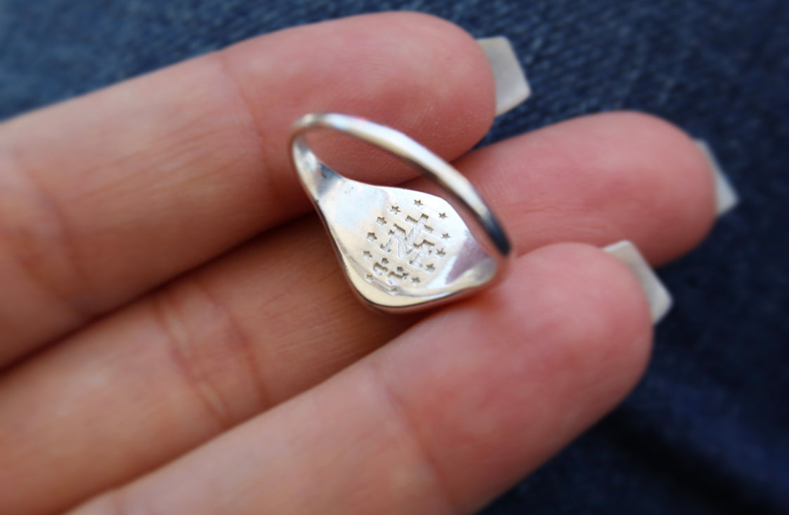 Astrology Signet Ring in Silver – Mana Made