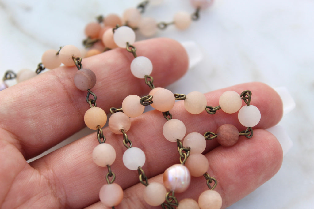 Showing the Matte Stone beads Variation.