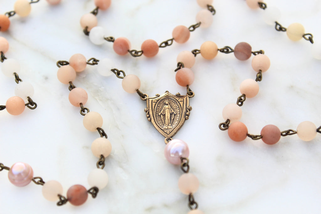 This is a Miraculous Medal Rosary