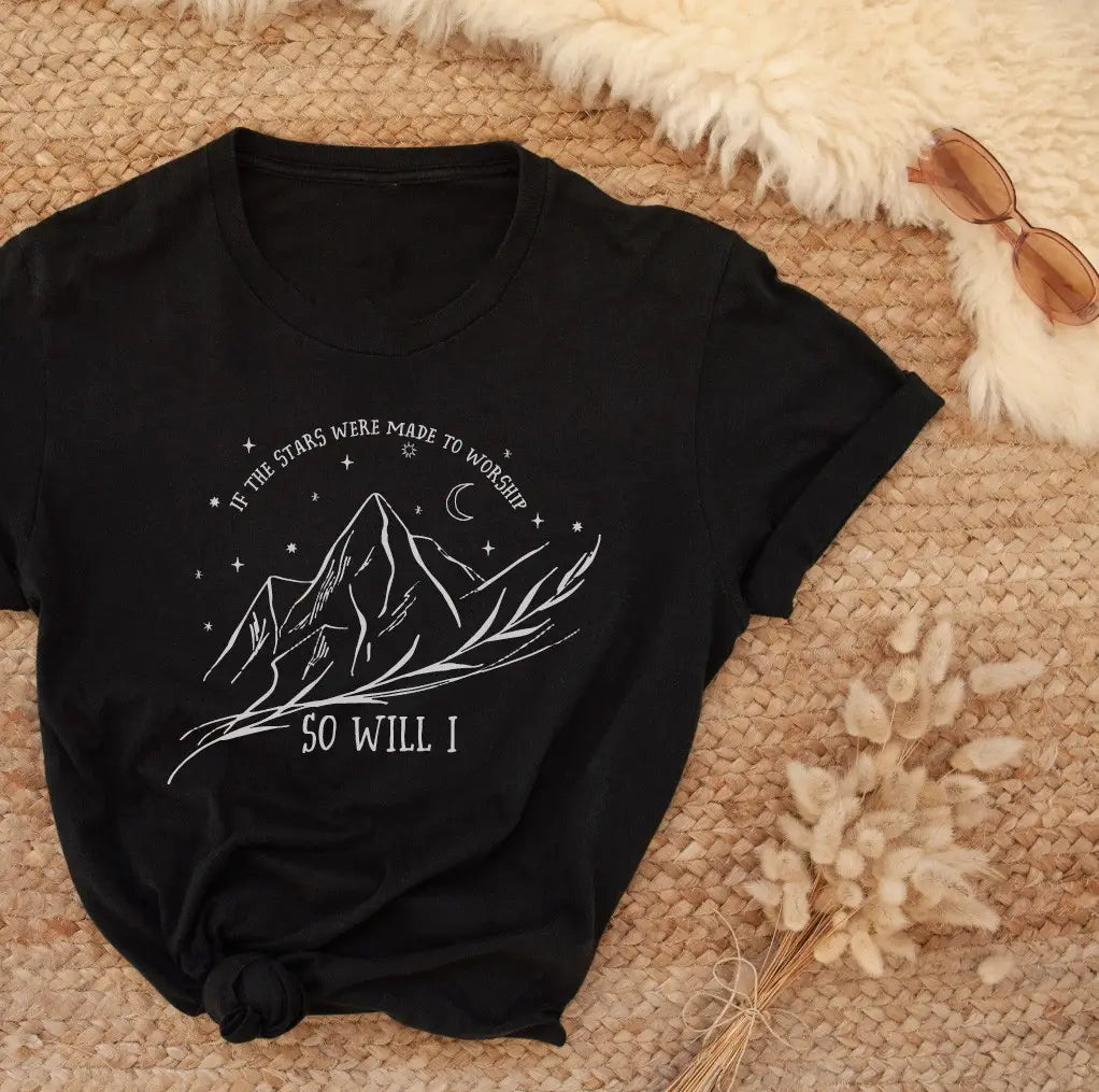 If the stars were made to worship so will I clothing and