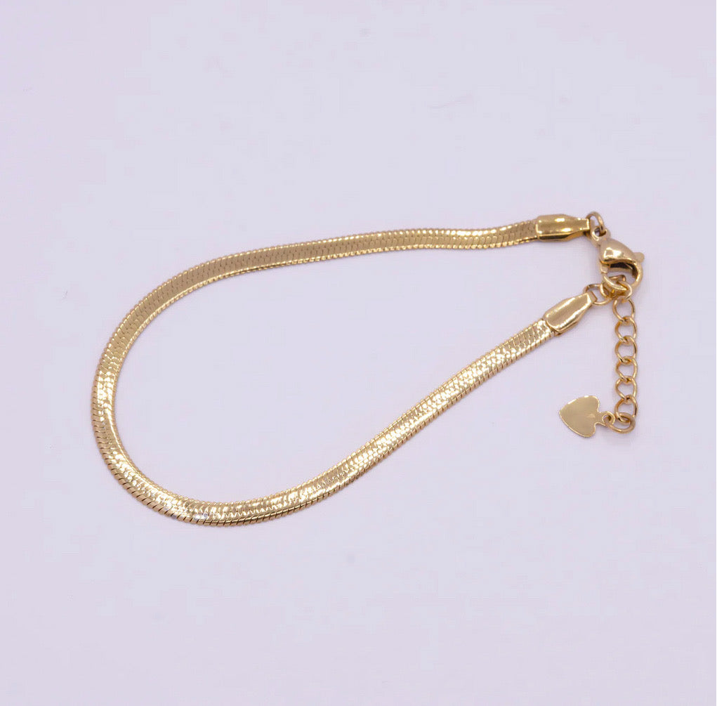Gold Filled Snake Chain Bracelet