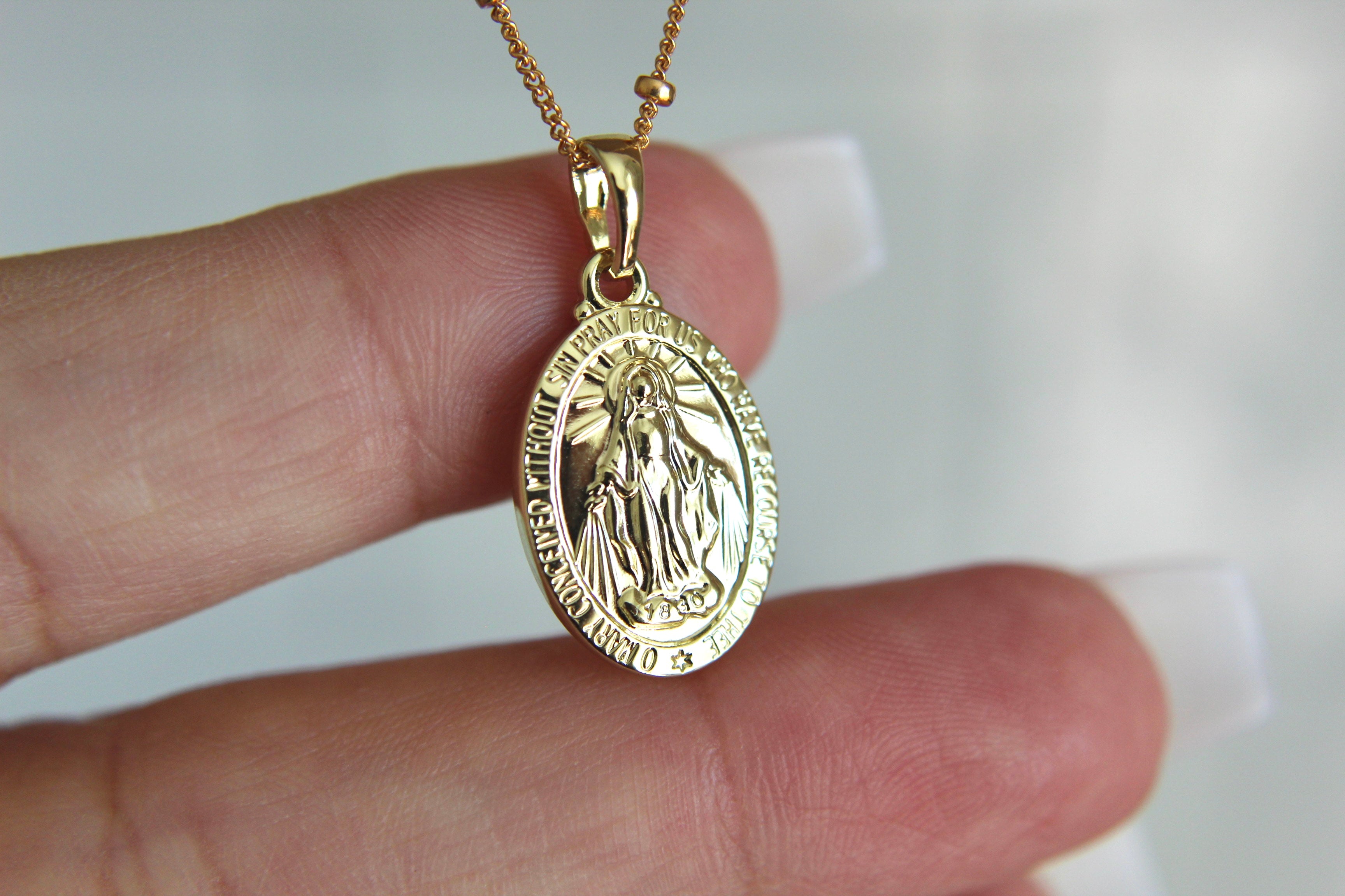 Classic Miraculous Medal Necklace